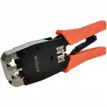 Инструмент для монтажа СКС WRline Инструмент обжимной Кримпер для RJ45/8P8C, RJ12/6P6C и RJ11/6P4C WR-500R