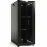 Серверный шкаф Hyperline Шкаф серверный напольный 47U 800x1000мм пер.дв.перфор. задн.дв.перфор. 2 бок.пан. 800кг черный 910мм DR-TTB-D-47U-RAL9004