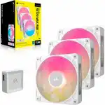 Охлаждение Corsair iCUE LINK RX120 MAX RGB White CO-9051038-WW (Для системного блока)