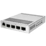 Коммутатор Mikrotik CRS305-1G-4S+IN (1000 Base-TX (1000 мбит/с), 4 SFP порта)