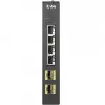 Коммутатор D-link DIS-100G-6S DIS-100G-6S/A1A (1000 Base-TX (1000 мбит/с), 2 SFP порта)