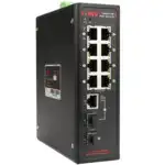 Коммутатор ONV PoE индустриальный управляемый 8-портовый IPS31108PFM (100 Base-TX (100 мбит/с), 1 SFP порт)