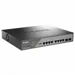 Коммутатор D-link DSS-200G-10MPP DSS-200G-10MPP/A1A (1000 Base-T (1000 мбит/с), 2 SFP порта)