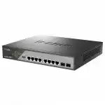 Коммутатор D-link DSS-200G-10MPP DSS-200G-10MPP/A1A (1000 Base-T (1000 мбит/с), 2 SFP порта)