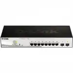 Коммутатор D-link DGS-1210-10P/F3 (1000 Base-TX (1000 мбит/с), 2 SFP порта)