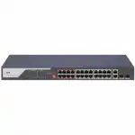 Коммутатор Hikvision DS-3E0326P-E(C) (100 Base-TX (100 мбит/с), 2 SFP порта)