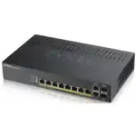 Коммутатор Zyxel GS1920-8HPV2-EU0101F (1000 Base-TX (1000 мбит/с), 2 SFP порта)
