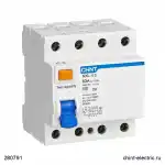 CHINT NXL-63 6kA 3P+N 40A 30mA AC 280791