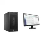 Настольный компьютерный комплект HP 280 G2 MT W4A28ES (HP V212a, Celeron, G3900, 2.6 ГГц, 4, HDD, 500 ГБ)