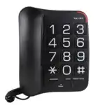 Аналоговый телефон TeXet TX-201 черный TX-201-B