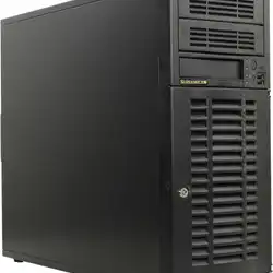 Сервер Supermicro Tower CSE-733TQ-668B/H13SSL 733TQ9124 (Tower, EPYC 9124, 3000 МГц, 16, 64, 2 x 32 ГБ, SFF + LFF  2.5" + 3.5", 2x 960  ГБ)