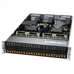 Сервер Supermicro SuperServer AS-2125HS-TNR AS-2125HS-TNR/9124 (2U Rack, EPYC 9124, 3000 МГц, 16, 64, 4 x 64 ГБ, SFF 2.5", 2x 960  ГБ)
