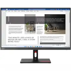Монитор Lenovo ThinkVision S27i-30 63DFKAT4EU (27 ", IPS, FHD 1920x1080 (16:9), 100 Гц)
