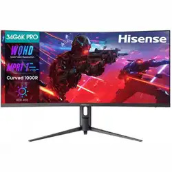 Монитор Hisense 34G6K-PRO/34" (34 ", VA, WQHD 3440x1440 (21:9), 180 Гц)