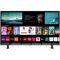 Телевизор LG 50UR78006LK Черный 50UR78006LK.ARUG (50 ", Smart TV, Черный)