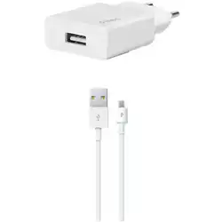 Ttec SmartCharger Travel Charger 2.1A Micro USB Cable White 2SCS20MB (2.1)