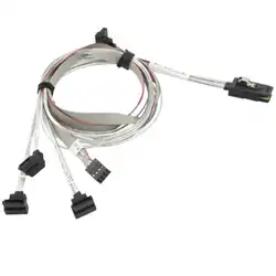 Кабель интерфейсный Supermicro MiniSAS to 4x SATA 70/60/50/50/70cm CBL-0288L