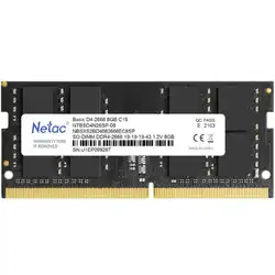 ОЗУ Netac Basic NTBSD4N32SP-08 (SO-DIMM, DDR4, 8 Гб, 3200 МГц)