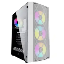 Корпус Powercase  Rhombus X4 White CMRMW-L4 (Midi-Tower)