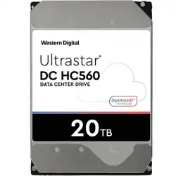 Внутренний жесткий диск Western Digital Ultrastar DC HC560 WUH722020BLE6L4 (HDD (классические), 20 ТБ, 3.5 дюйма, SATA)