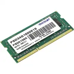ОЗУ Crucial 4GB PC12800 DDR3 PSD34G160081S (SO-DIMM, DDR3, 4 Гб, 1600 МГц)