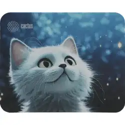 Коврик для мышки Cactus White Cat CS-MPC-P06XS