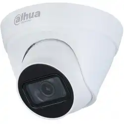 IP видеокамера Dahua DH-IPC-HDW1230T1P-0280B (Купольная, Внутренней установки, Проводная, Фиксированный объектив, 2.8 мм, 1/2.8", 2 Мп ~ 1920×1080 Full HD)