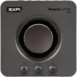 Звуковые карты Creative Blaster X4 70SB181500000