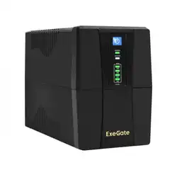Источник бесперебойного питания ExeGate SpecialPro UNB-650.LED.AVR.4C13.RJ.USB EP285596RUS (650 ВА, 360)