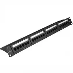 Патч-панель WRline Патч-панель 19" (1U) 24 порта RJ-45 WR-PL-24-C5E-D (24 порта, UTP, Cat. 5e)