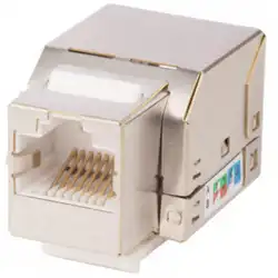 Коннектор WRline Вставка Keystone Jack RJ-45 90 градусов категория 5e экранированная WR-KJ-RJ45-C5E-SH-90