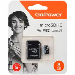 Флеш (Flash) карты GoPower 00-00025673 (8 ГБ)