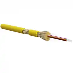 Оптический кабель Hyperline Кабель волоконно-оптический 9/125 (SMF-28 Ultra) одномодовый 12 волокон FO-DT-IN-9S-12-LSZH-YL
