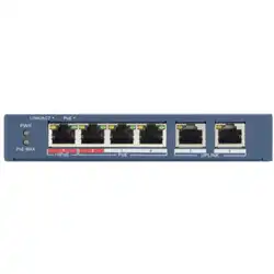 Коммутатор Hikvision DS-3E0106HP-E (100 Base-TX (100 мбит/с))