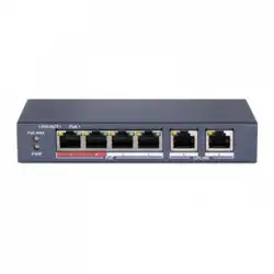 Коммутатор Hikvision DS-S604P (100 Base-TX (100 мбит/с))