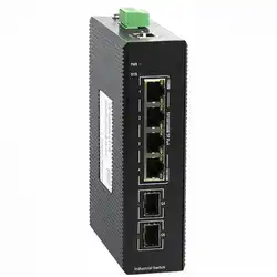 Коммутатор BDCOM IES200-V25-2S4T (1000 Base-TX (1000 мбит/с), 2 SFP порта)