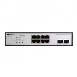 Коммутатор Origo OS2210FP OS2210FP/120W/A1A (1000 Base-T (1000 мбит/с), 2 SFP порта)