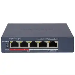 Коммутатор Hikvision DS-3E1105P-EI DS-3E1105P-EI/M (100 Base-T (100 мбит/с))