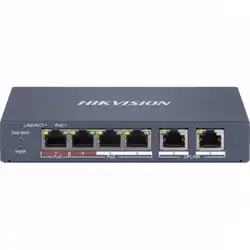 Коммутатор Hikvision DS-3E1106HP-EI (100 Base-TX (100 мбит/с))