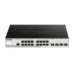 Коммутатор D-link DGS-1210-20/ME/B1A (1000 Base-TX (1000 мбит/с), 4 SFP порта)