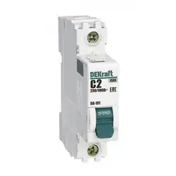 DEKraft 11050DEK ВА101 1Р C 2A 4,5кА
