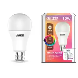 Gauss IoT Smart Home E27 10Вт 1055lm Wi-Fi 1180112