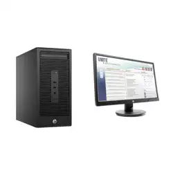 Настольный компьютерный комплект HP 280 G2 MT W4A28ES (HP V212a, Celeron, G3900, 2.6 ГГц, 4, HDD, 500 ГБ)