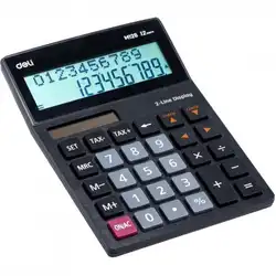 Калькулятор deli EM126 Black