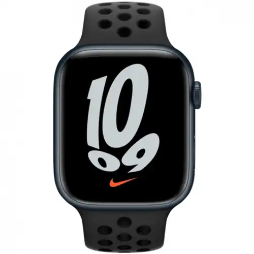 Apple Watch Nike Series 7 GPS 45mm Midnight Aluminium Case with Anthracite Black Nike Sport Band MKNC3GK A Apltech.ru