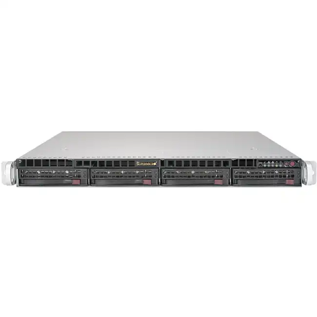 Сервер Supermicro CSE-813MFTQC-505CB/X10SRI-F SMR0104 (1U Rack, Xeon E5-2620 v4, 2100 МГц, 8, 20, 1 x 16 ГБ, LFF 3.5")