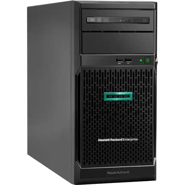 Сервер HPE ProLiant ML30 Gen10 P16928-421 (Tower, Xeon E-2224, 3400 МГц, 4, 8, 1 x 16 ГБ, LFF 3.5")