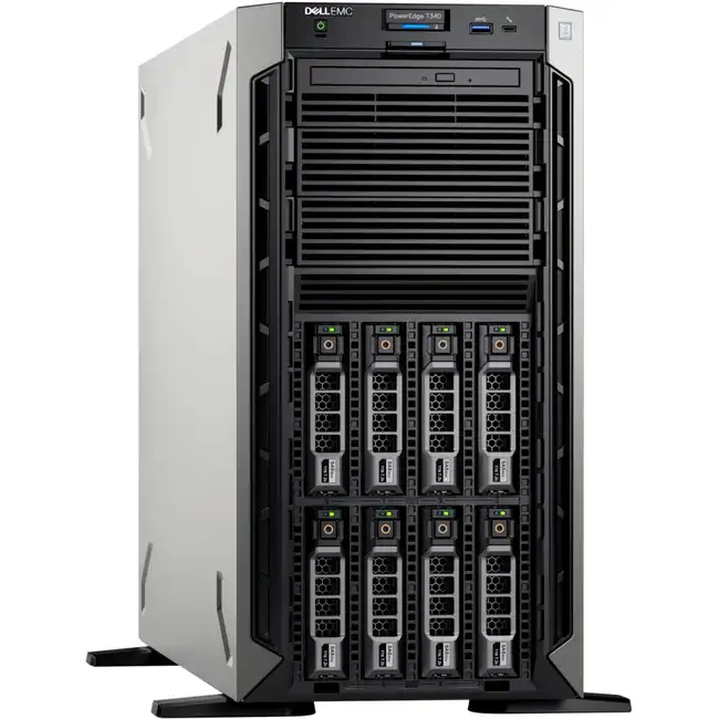 Сервер Dell PowerEdge T340 PET340RU1-02 (Tower, Xeon E-2288G, 3700 МГц, 8, 16.5, 1 x 16 ГБ, LFF 3.5", 1x 4 ТБ)
