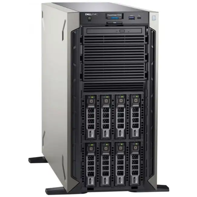 Сервер Dell PowerEdge T340 PET340RU2-02 (Tower, Xeon E-2276G, 3800 МГц, 6, 12, 1 x 16 ГБ, LFF 3.5", 1x 1.2 ТБ)