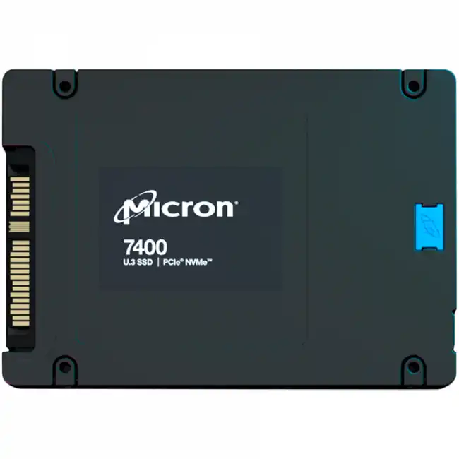Серверный жесткий диск Micron 7400 MAX MTFDKCB3T2TFC-1AZ1ZABYY (SSD, 2,5 SFF, 3.2 ТБ, NVMe)